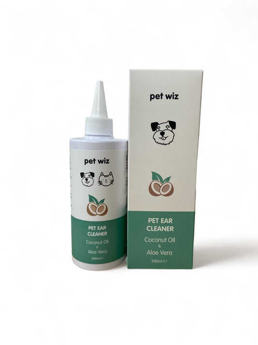 Ear Cleaner For Dogs - Coconut Oil & Aloe Vera